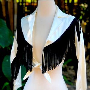 Vintage Satin Western Boléro